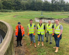 Local Wellesley residents visit site